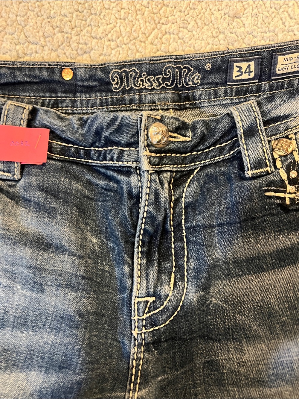 MISS ME MID-Rise Easy cropped Jeans - Picture 4 of 12
